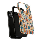 Musical Instruments Design 01 on iPhone Case - Floral Design for Music Lovers