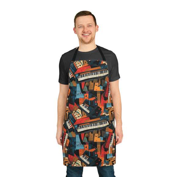 Piano Keyboard Apron (AOP) 3