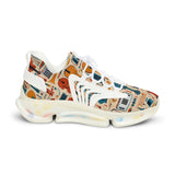 Musical Instruments Design 01 on Men's Mesh Sneakers - Perfect for Summer Adventures