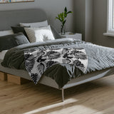 Piano Keys Velveteen Minky Blanket 1