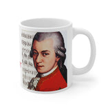 Ode To Mozart Design B on Ceramic Mug 11oz