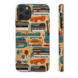 Musical Instruments Design 02 on iPhone Case - Lovely Design for Music Lovers