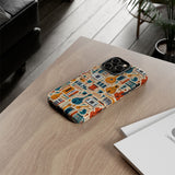 Musical Instruments Design 01 on iPhone Case - Floral Design for Music Lovers