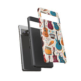 Musical Instruments Design 03 on Google Pixel Phone Case - Beautiful Design for Music Lovers