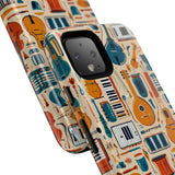 Musical Instruments Design 01 on Google Pixel Phone Case - Floral Design for Music Lovers