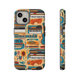Musical Instruments Design 02 on iPhone Case - Lovely Design for Music Lovers