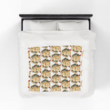 Beethoven Design 02 on Velveteen Plush Blanket for Music Lovers