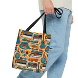Musical Instrument Design 02 on Piano Tote Bag - Stylish Summer Accessory for Music Lovers