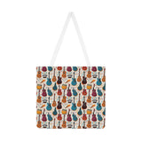 Musical Instruments Design 03 on Shoulder Tote Bag - Lovely Design For Music Lovers