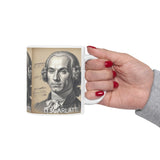 D Scarlatti Portrait on Ceramic Mug 11oz - Musician Gift, Coffee Cup for Music Lovers