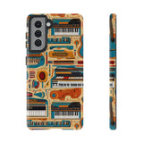 Musical Instruments Design 02 on Samsung Galaxy Phone Case - Beautiful Design for Music Lovers