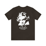 Beethoven 1770-2020 Image on Unisex Jersey Short Sleeve Tee