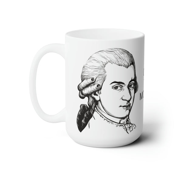 Ode To Mozart Design C on Ceramic Mug 15oz