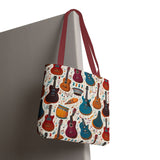 Musical Instrument Design 03 on Piano Tote Bag - Stylish Summer Accessory for Music Lovers