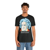 Beethoven Image on Unisex Jersey Short Sleeve Tee
