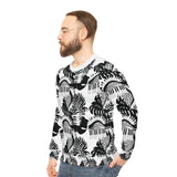 Piano Keys Design 02 on Lightweight Sweatshirt | Music Lover's Gift