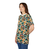 Tropical Piano Graphic Unisex Tee for Music Lovers