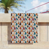 Musical instruments Design 03 on Beach Towel | Summer Ready Poolside Essential