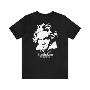 Beethoven 1770-2020 Image on Unisex Jersey Short Sleeve Tee