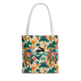 Tropical Piano Tote Bag - Stylish Summer Accessory for Music Lovers