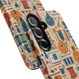 Musical Instruments Design 01 on Samsung Galaxy Phone Case - Floral Design for Music Lovers
