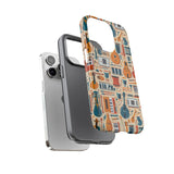 Musical Instruments Design 01 on iPhone Case - Floral Design for Music Lovers