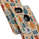 Musical Instruments Design 01 on Google Pixel Phone Case - Floral Design for Music Lovers