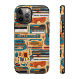 Musical Instruments Design 02 on iPhone Case - Lovely Design for Music Lovers