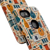Musical Instruments Design 01 on Google Pixel Phone Case - Floral Design for Music Lovers