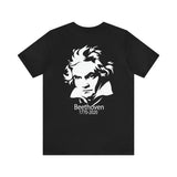 Beethoven 1770-2020 Image on Unisex Jersey Short Sleeve Tee