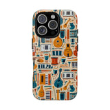 Musical Instruments Design 01 on iPhone Case - Floral Design for Music Lovers