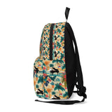 Tropical Piano Unisex Classic Backpack - Vibrant Floral Design for Music Lovers