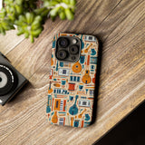 Musical Instruments Design 01 on iPhone Case - Floral Design for Music Lovers