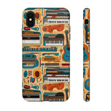 Musical Instruments Design 02 on iPhone Case - Lovely Design for Music Lovers