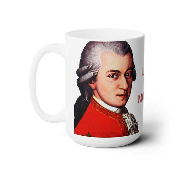 Love To Mozart Design A on Ceramic Mug 15oz