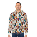 Musical Instruments Design 03 on Unisex Pullover Hoodie - Lovely Design For Music Lovers
