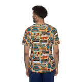 Musical Instruments Design 02 Print on Men's Sports Jersey - Beach Vibes Apparel