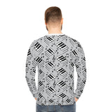 Piano Keys Design 04 on Lightweight Sweatshirt | Music Lover's Gift