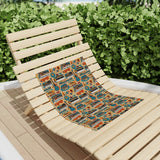 Musical instruments Design 02 on Beach Towel | Summer Ready Poolside Essential