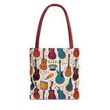 Musical Instrument Design 03 on Piano Tote Bag - Stylish Summer Accessory for Music Lovers