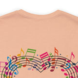 Copy of I Love Music Unisex Jersey Short Sleeve Tee (colour choices)