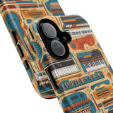 Musical Instruments Design 02 on iPhone Case - Lovely Design for Music Lovers