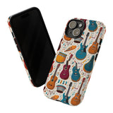 Musical Instruments Design 03 on iPhone Case - Beautiful Design for Music Lovers