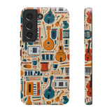 Musical Instruments Design 01 on Samsung Galaxy Phone Case - Floral Design for Music Lovers