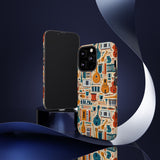 Musical Instruments Design 01 on iPhone Case - Floral Design for Music Lovers