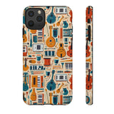Musical Instruments Design 01 on iPhone Case - Floral Design for Music Lovers