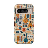 Musical Instruments Design 01 on Google Pixel Phone Case - Floral Design for Music Lovers