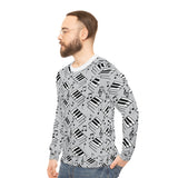 Piano Keys Design 04 on Lightweight Sweatshirt | Music Lover's Gift