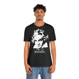 Beethoven Image on Unisex Jersey Short Sleeve Tee