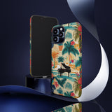 Tropical Piano iPhone Case - Floral Design for Music Lovers
